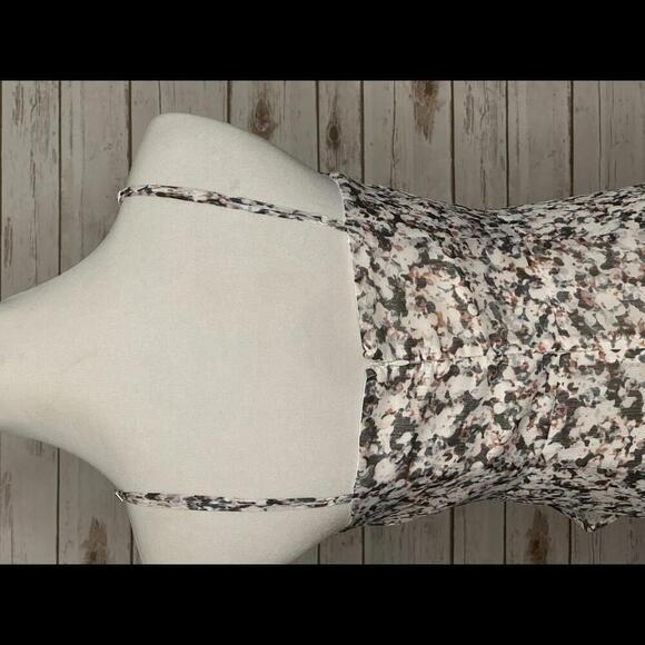 Express romantic floral V-neck spaghetti strap ruffle maxi sundress Size Small - Picture 5 of 6